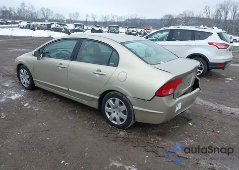 2007 Honda Civic Lx z USA, uszkodzony, nr VIN 1HGFA16527L063191
